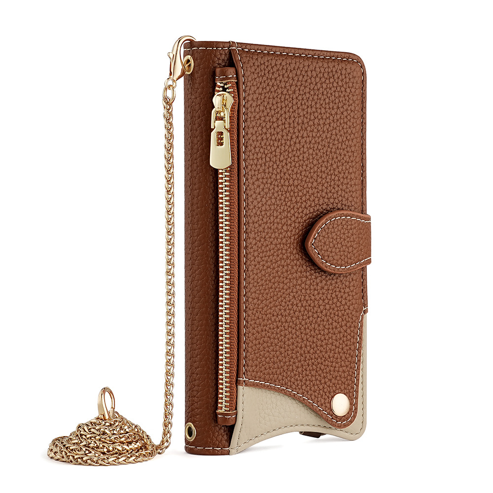 Makeup mirror Apple 17 Promax crossbody phone case suitable for iPhone 15 stand 16 card insertion 13 phone case - Image 13