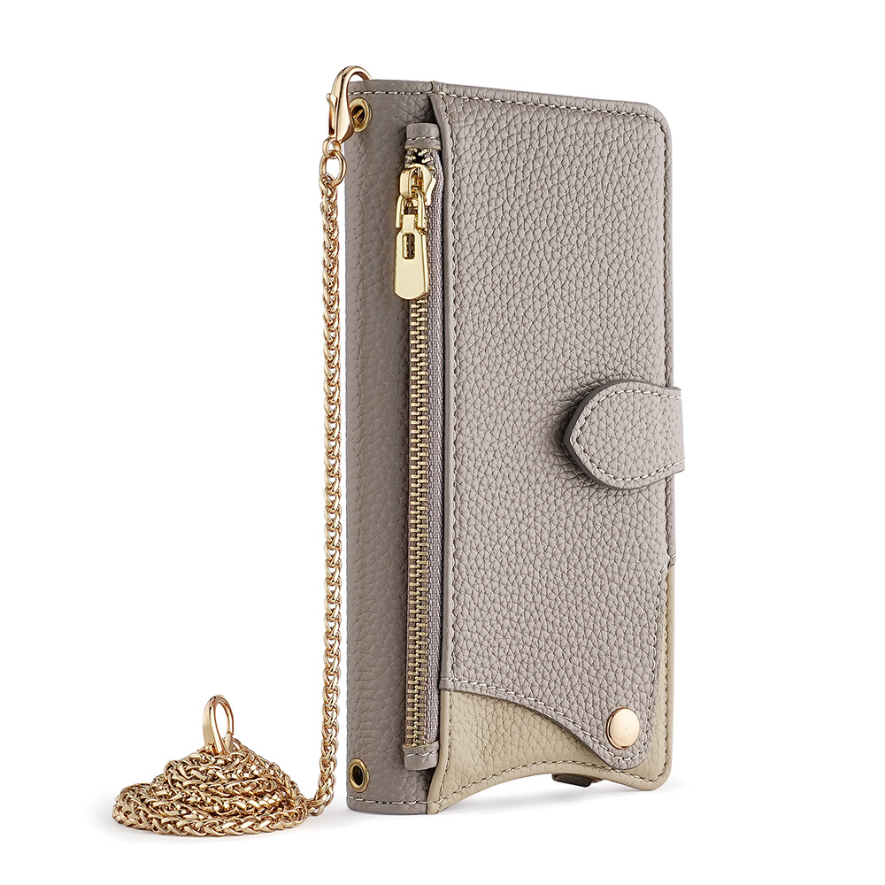 Makeup mirror Apple 17 Promax crossbody phone case suitable for iPhone 15 stand 16 card insertion 13 phone case - Image 14