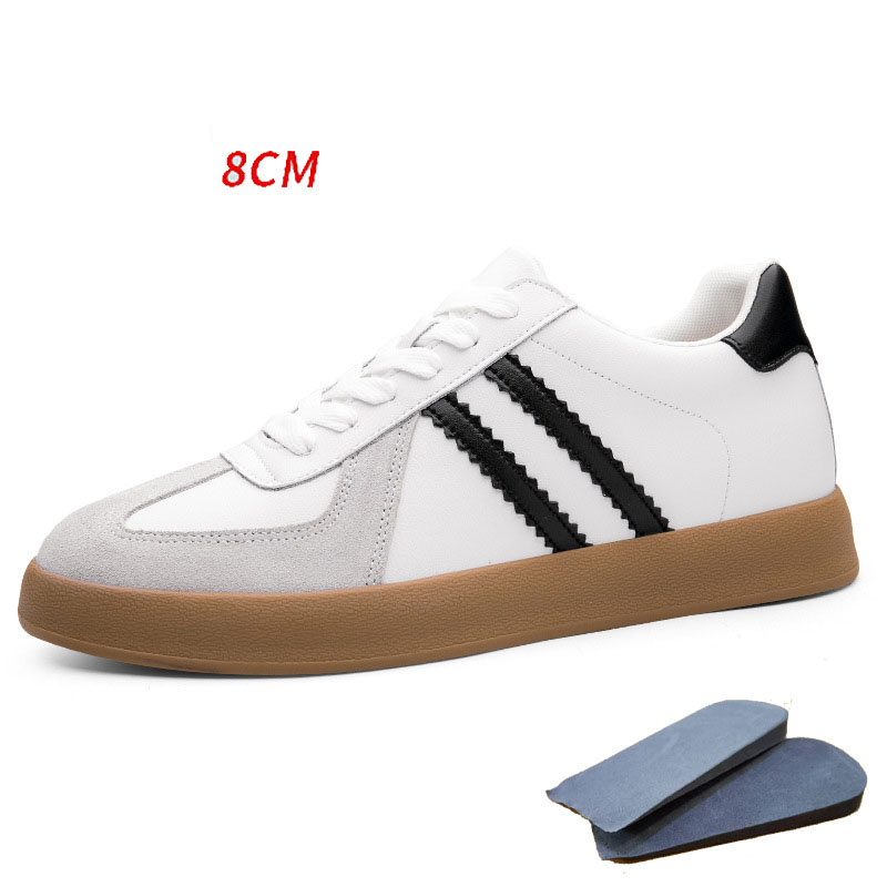 Invisible Height-Increasing Men's Shoes Derby Shoes Men's Daily Casual Shoes Fashion Sports Shoes Height-Increasing Shoes 8CM Sneakers